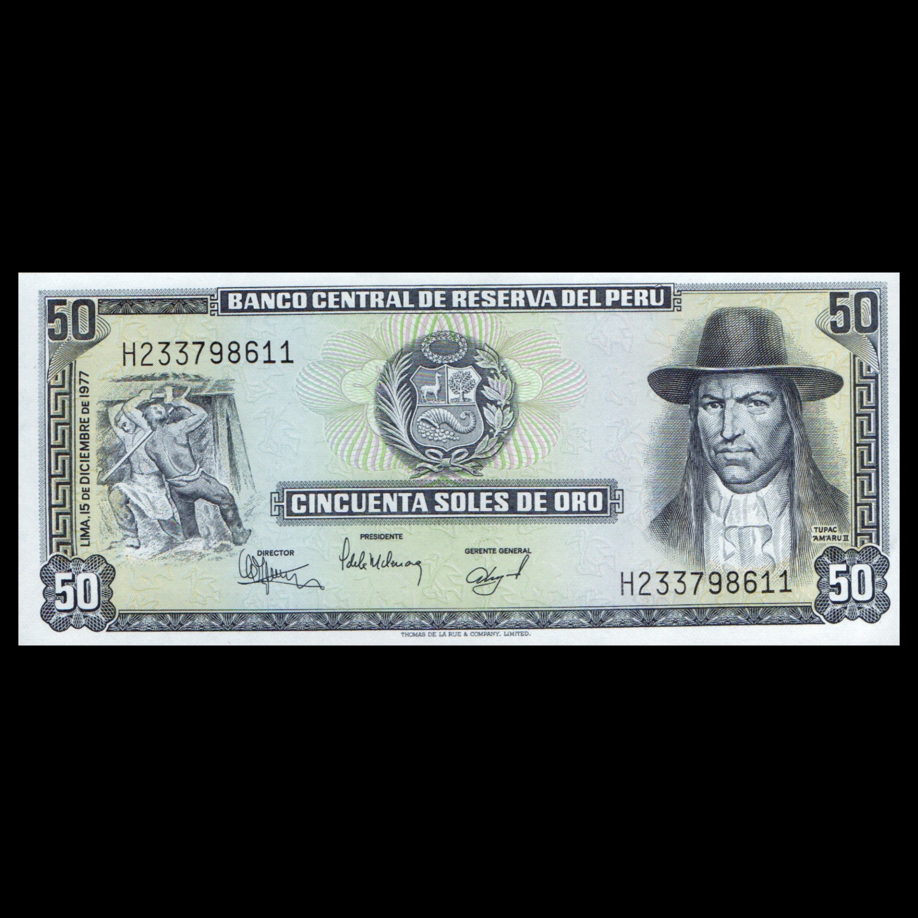 اسکناس تزئینی طرح کشور پرو مدل 50 سول UNC