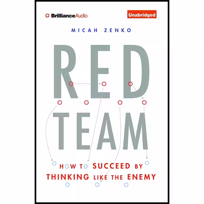 کتاب Red Team اثر Micah Zenko and Christopher Lane انتشارات Brilliance 