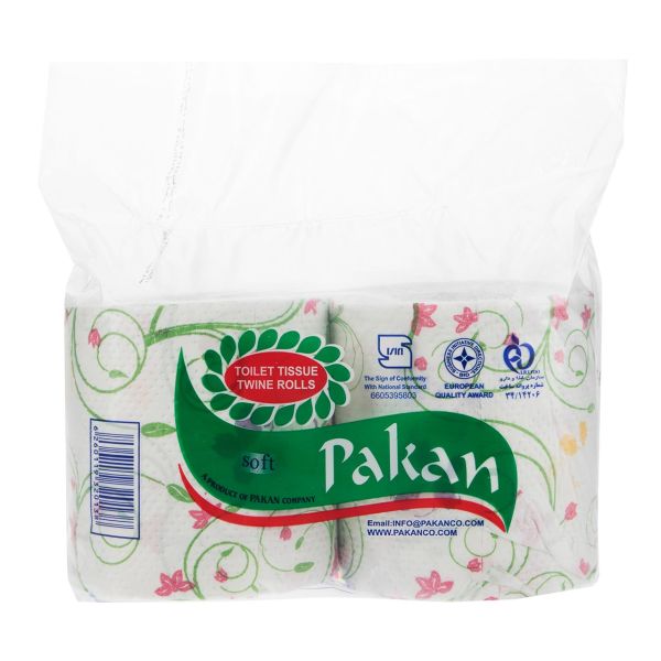 دستمال توالت پاکان بسته 2 عددی | فروشگاه اینترنتی تاتا کالا