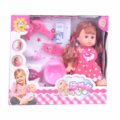 عروسک بی بی مدل 8190 کد pp01 ارتفاع 30 سانیمتر