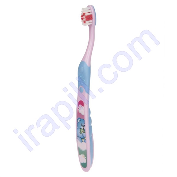مسواک کودک با برس نرم تریزا رنگ بنفش