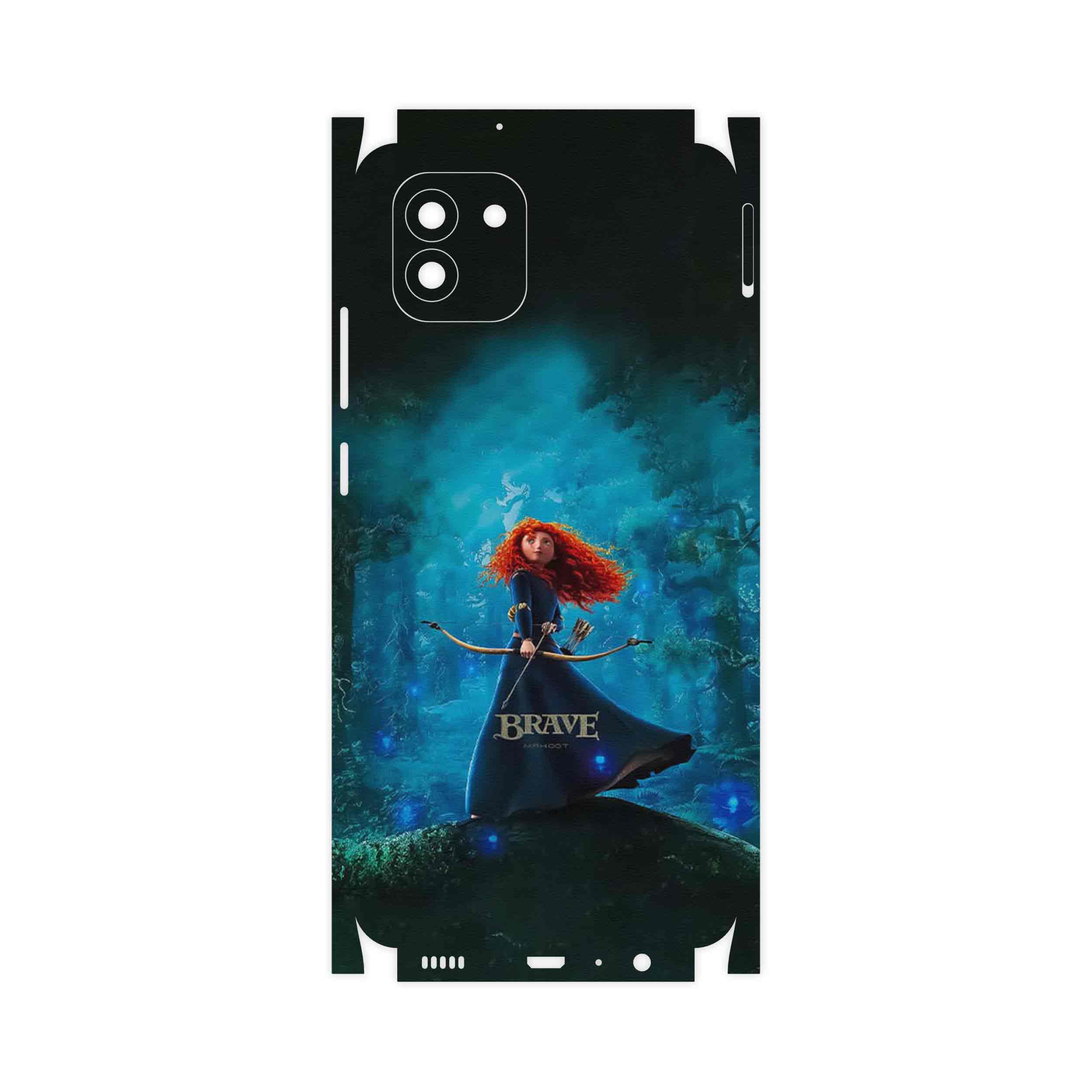 برچسب پوششی ماهوت مدل Brave-FullSkin مناسب برای گوشی موبایل سامسونگ Galaxy A03