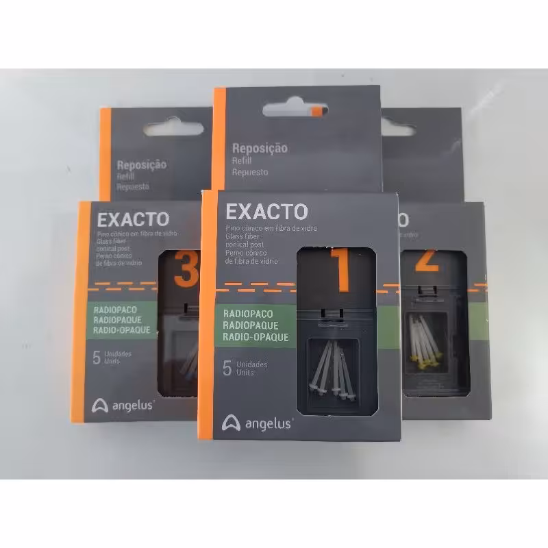 فایبرپست آنجلوس Angelus Exacto Translucent - فروشگاه اینترنتی مواد و تجهیزات دندانپزشکی