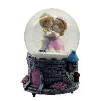 گوی موزیکال مدل پمپی پرنسس و شاهزاده در قصر 