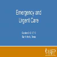 AAFP Emergency &amp; Urgent Care Livestream 2019 at 50€ - کتاب پزشکی بهار