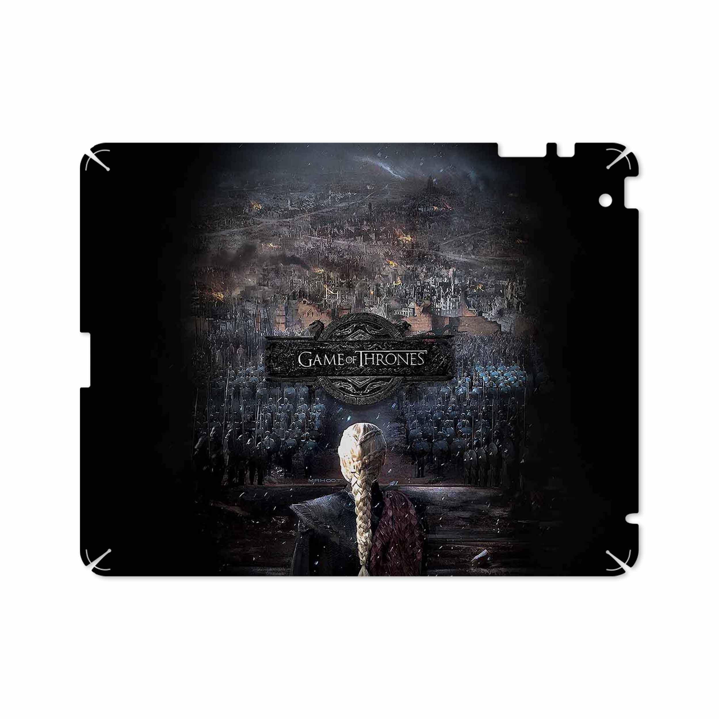برچسب پوششی ماهوت مدل Game of Thrones مناسب برای تبلت اپل iPad 2 2011 A1395