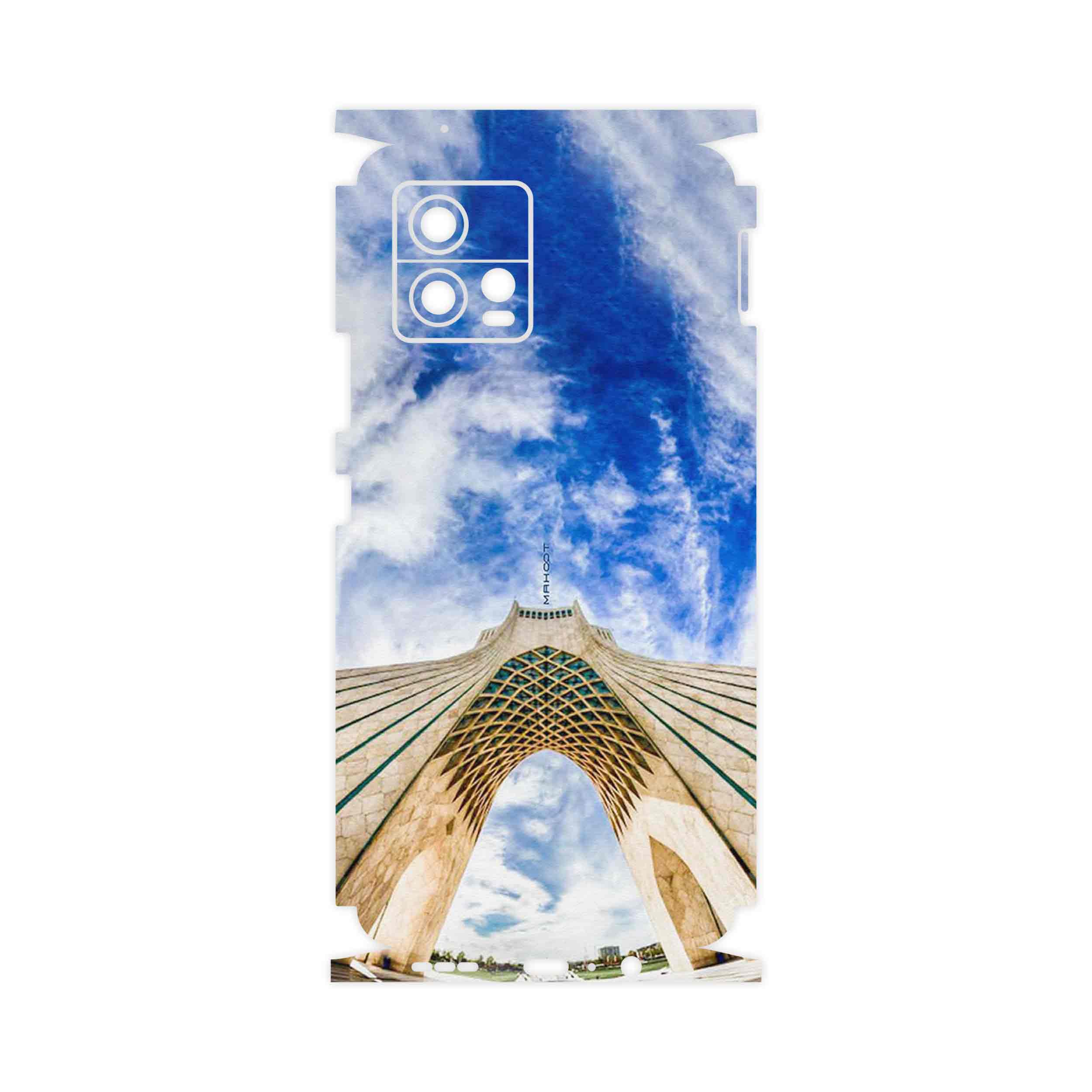 برچسب پوششی ماهوت مدل AZADI_Tower-FullSkin مناسب برای گوشی موبایل موتورولا Moto G72