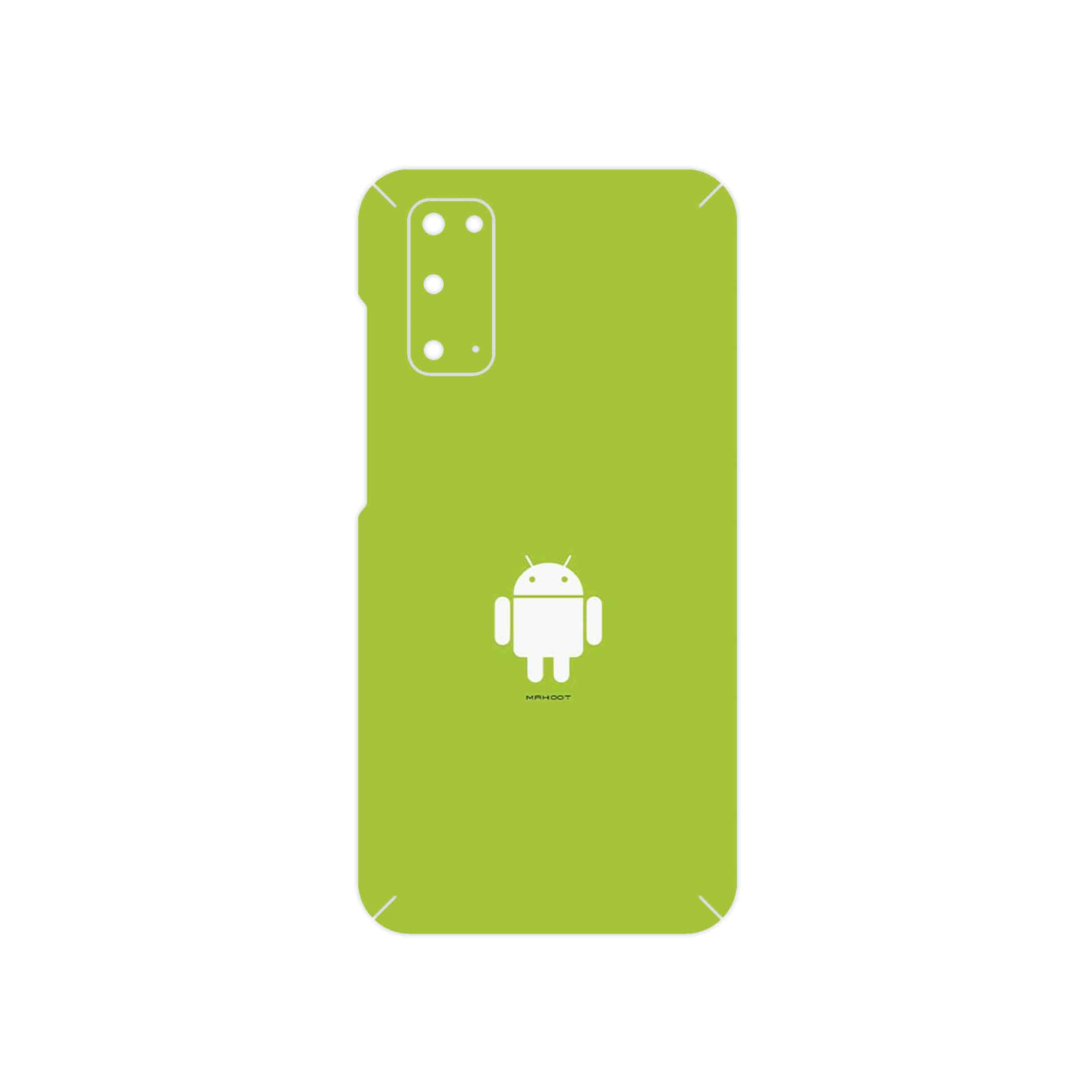 برچسب پوششی ماهوت مدل Andorid مناسب برای گوشی موبایل سامسونگ Galaxy S20