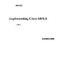 خرید و دانلود نسخه کامل کتاب KnowledgeNet Implementing Cisco MPLS (MPLS) 2 0 Student Guide