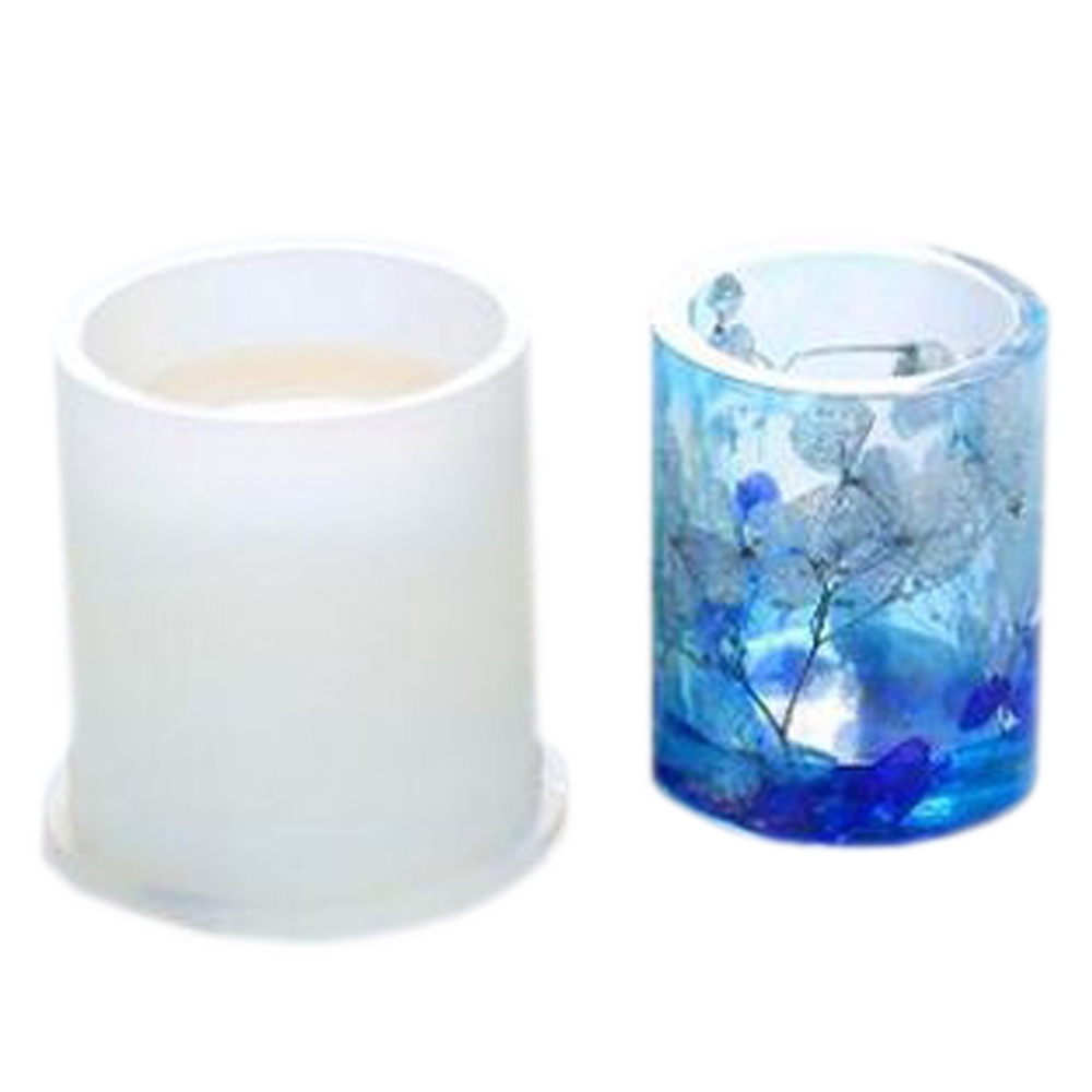 قالب سیلیکونی رزین جا مدادی استوانه