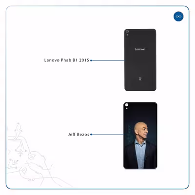 برچسب پوششی ماهوت مدل Jeff Bezos مناسب برای تبلت لنوو Phab B1 2015