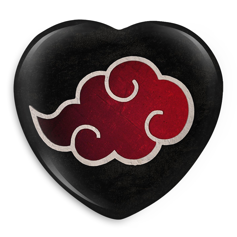 پیکسل خندالو طرح گروه آکاتسوکی انیمه ناروتو مدل قلبی کد 11277