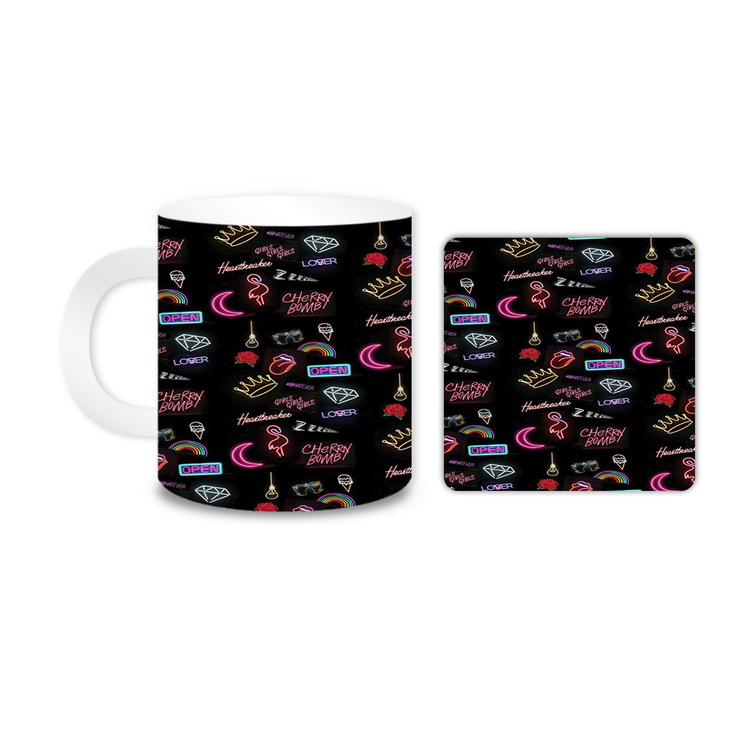 ماگ مدل میکس کد 627 به همراه زیر لیوانی