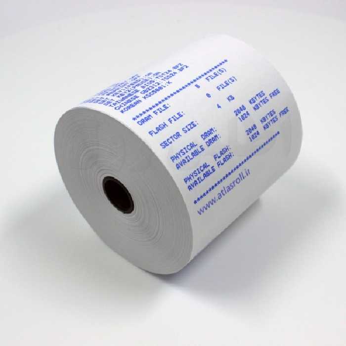 کاغذ پرینتر حرارتی اطلس رول مدل ATL2 بسته 32 عددی