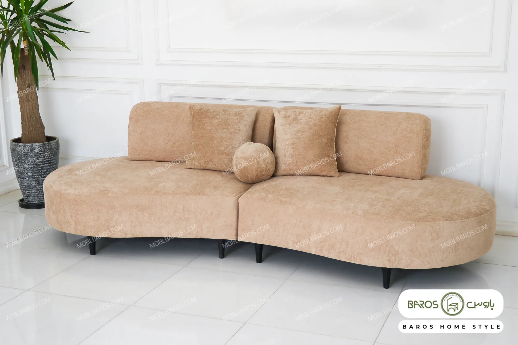 کاناپه سه نفره راحتی جدید سوفیا کد 1