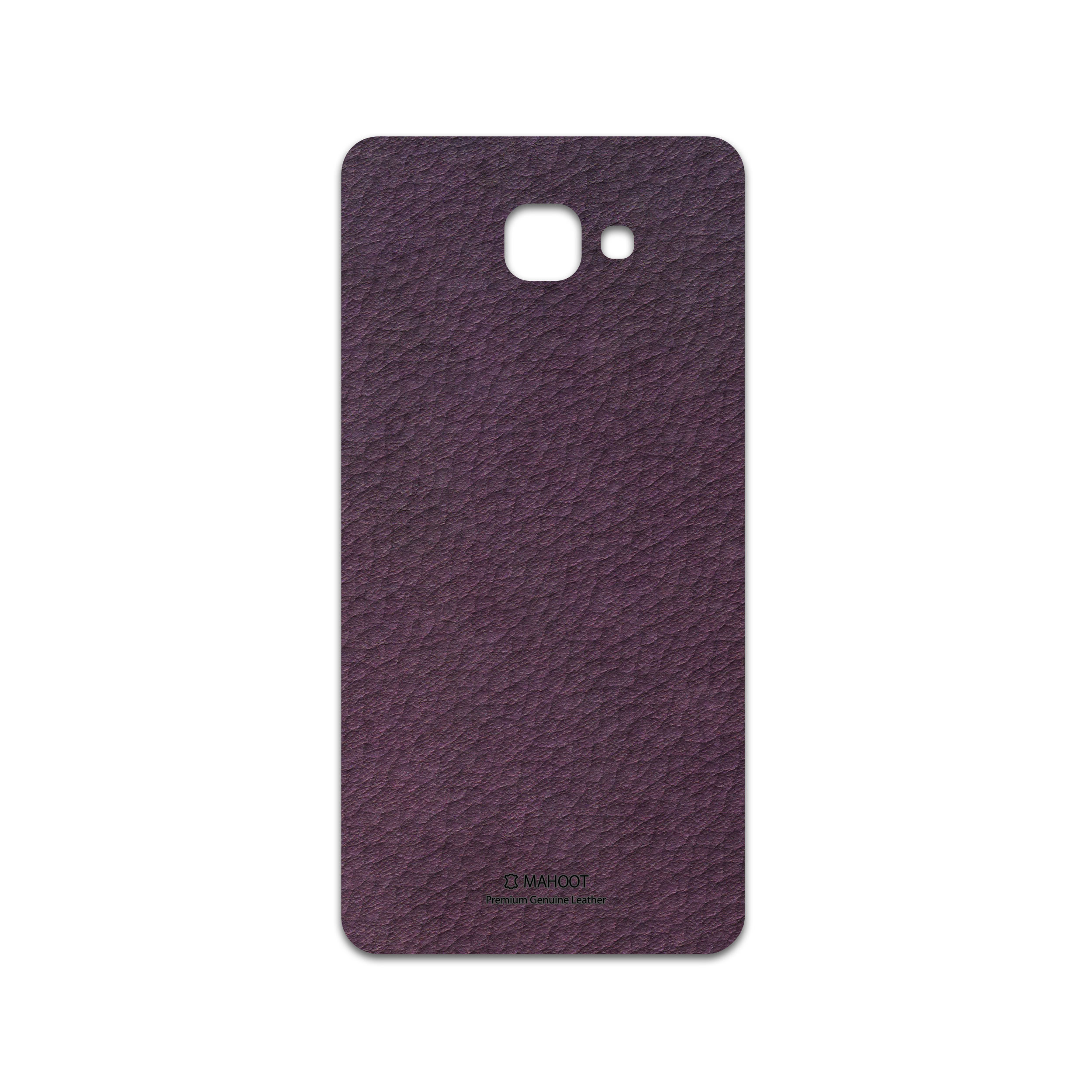 برچسب پوششی ماهوت مدل Purple-Leather مناسب برای گوشی موبایل سامسونگ Galaxy A9 2016