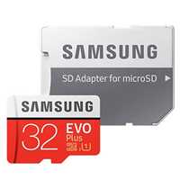 کارت حافظه microSDHC سامسونگ مدل Evo Plus کلاس 10 استاندارد UHS-I U1 سرعت 95MBps همراه با آداپتور SD ظرفیت 32 گیگابایت