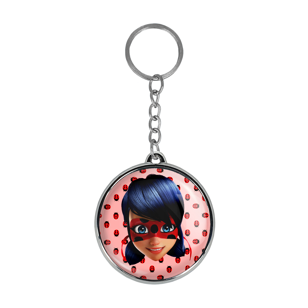 جاکلیدی خندالو طرح دختر کفشدوزکی مدل دوطرفه 30683070