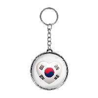 جاکلیدی خندالو طرح پرچم کره جنوبی مدل دوطرفه کد 2054920552