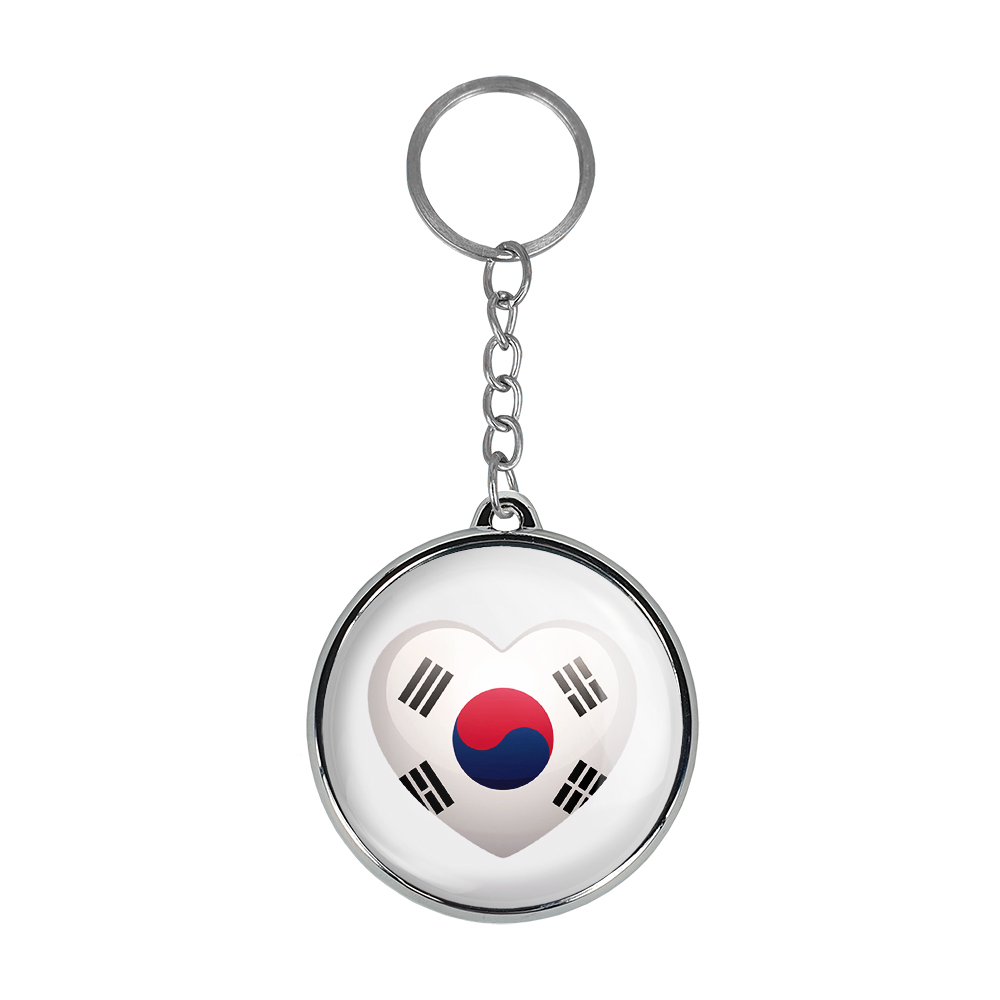 جاکلیدی خندالو طرح پرچم کره جنوبی مدل دوطرفه کد 2054920552