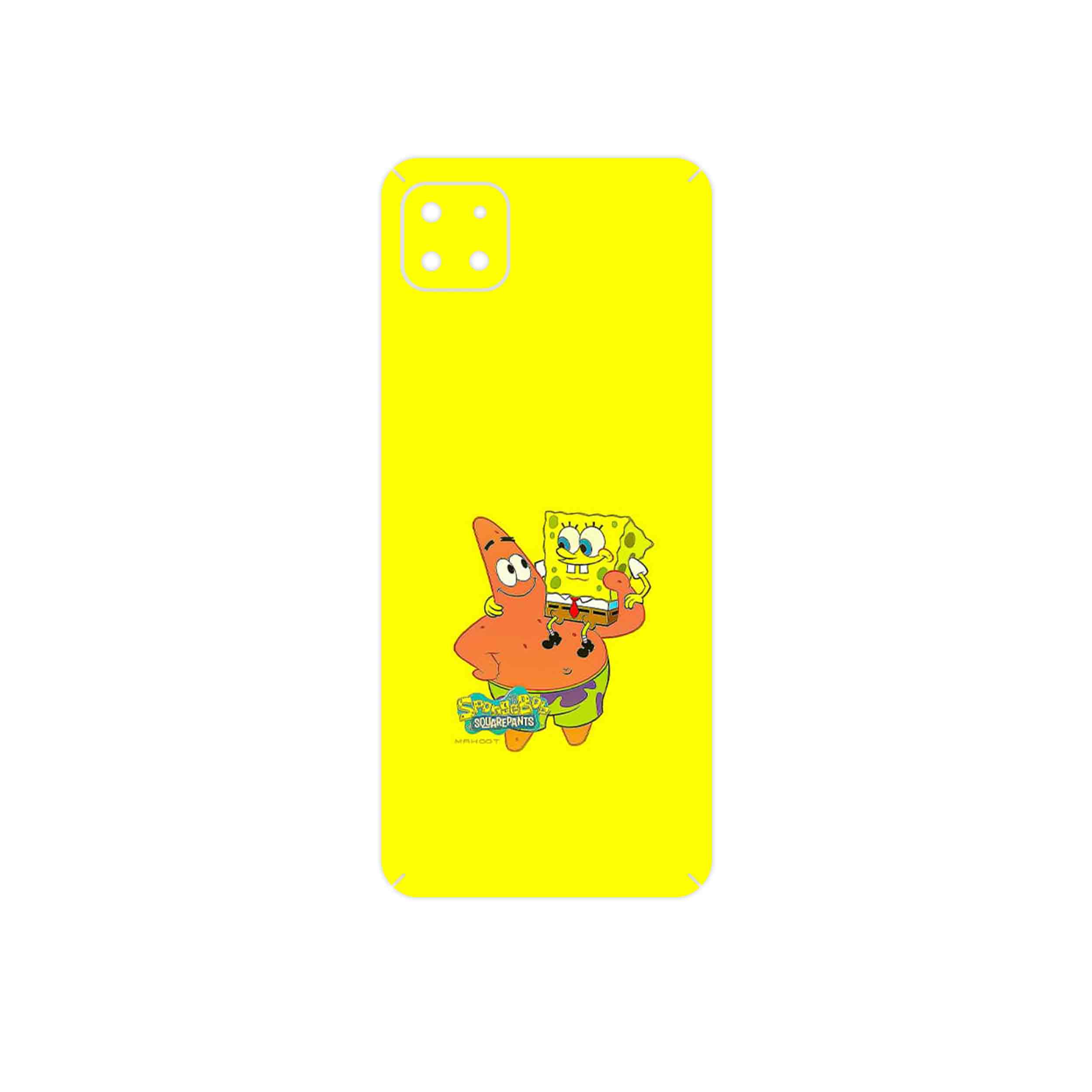 برچسب پوششی ماهوت مدل SpongeBob SquarePants مناسب برای گوشی موبایل سامسونگ Galaxy A22 5G