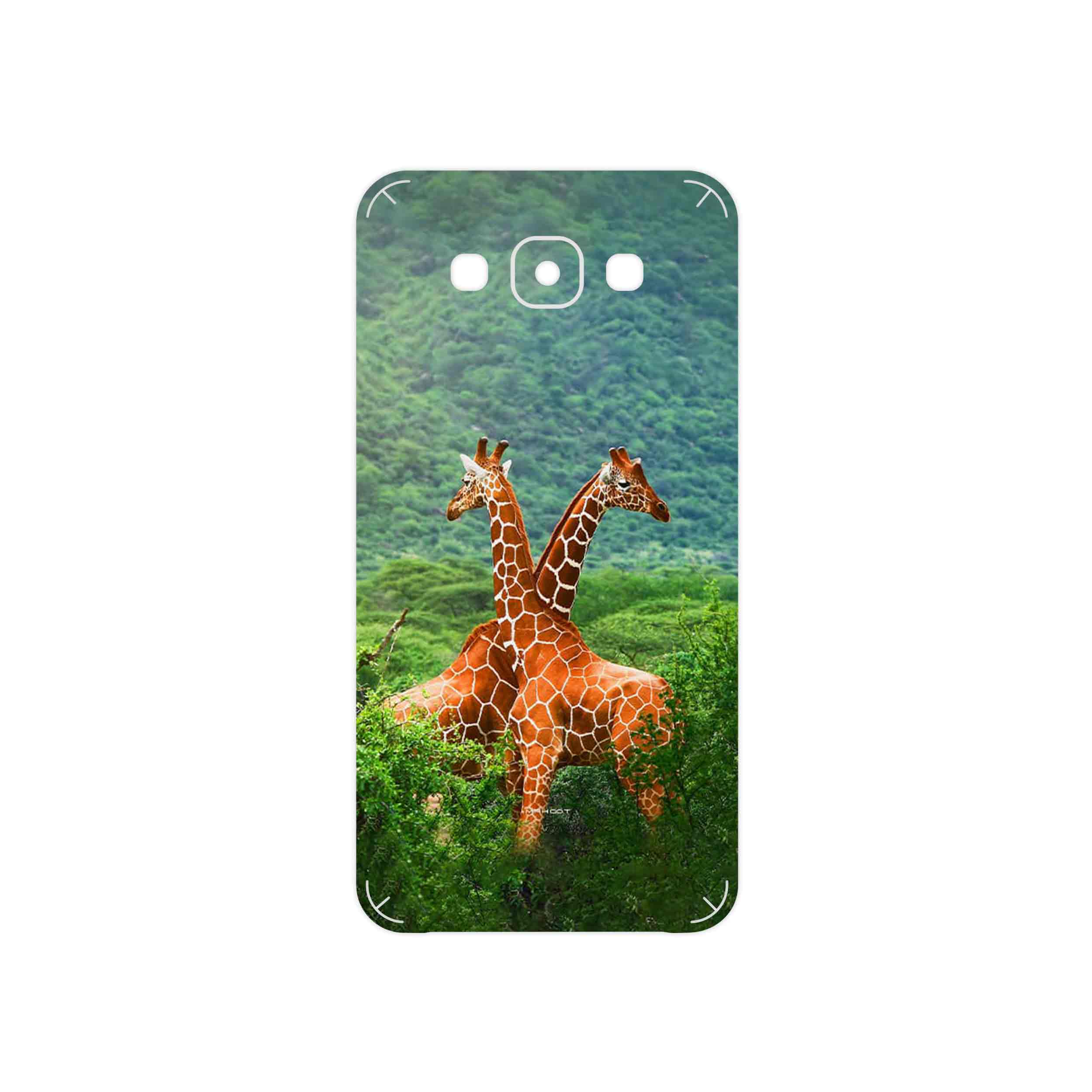 برچسب پوششی ماهوت مدل Giraffe مناسب برای گوشی موبایل سامسونگ Galaxy E7