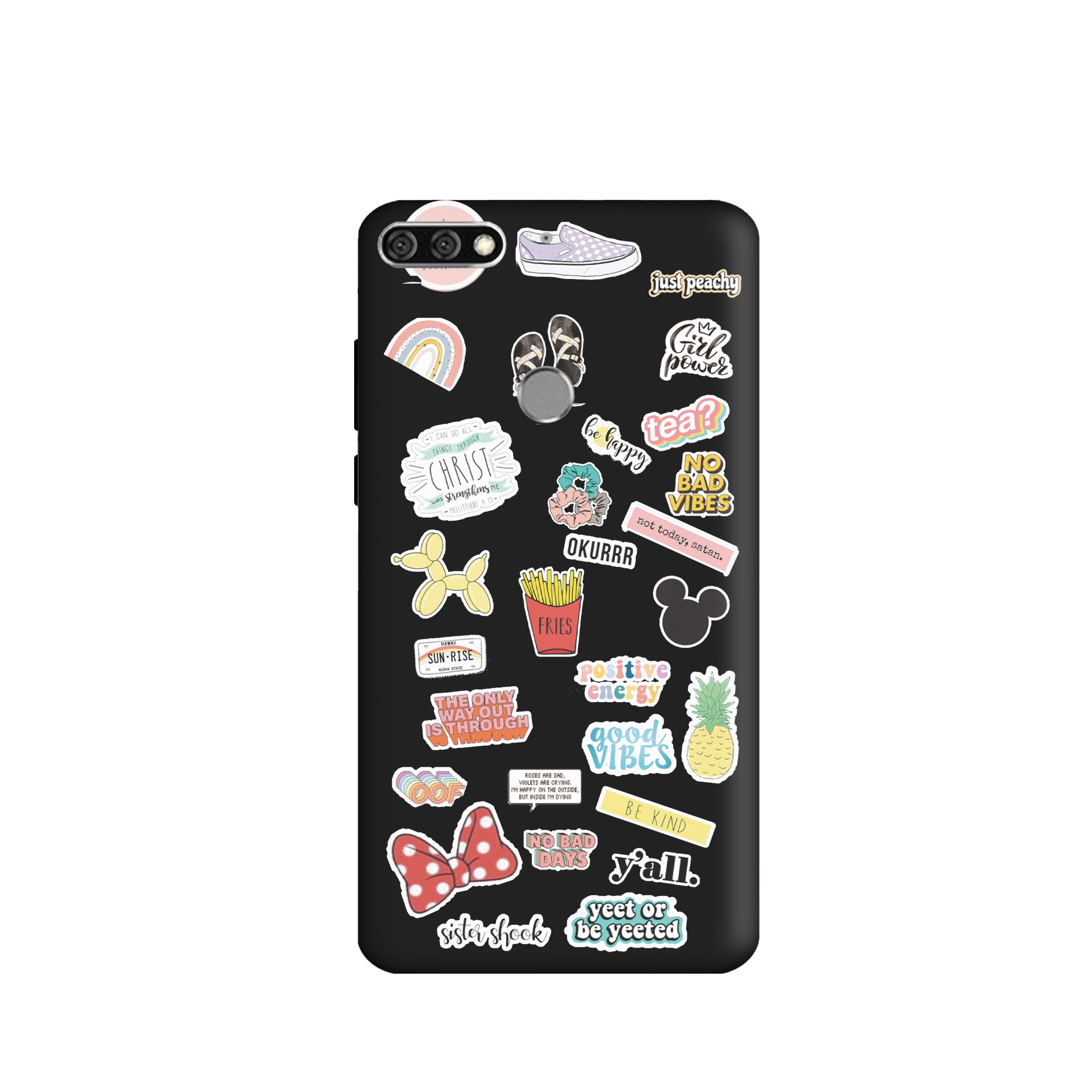 کاور طرح  دخترانه فانتزی  کد y9848 مناسب برای گوشی موبایل آنر  7C