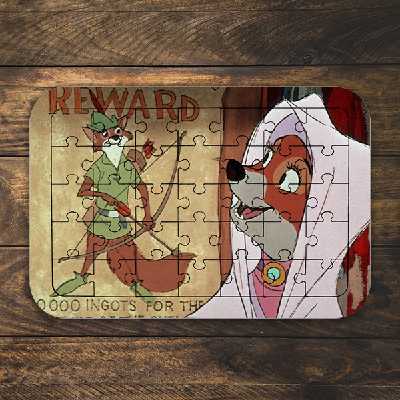 پازل 35 تکه طرح انیمیشن رابین هود مدل NI422