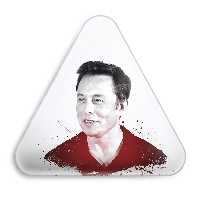 پیکسل خندالو طرح ایلان ماسک مدل مثلثی کد 10919