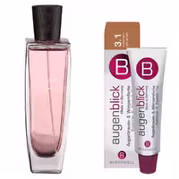 پک ادو پرفیوم زنانه استاویتا مدل Elegance حجم 100 میل به همراه رنگ ابرو و مژه بریول مدل Augenblick شماره 3٫1