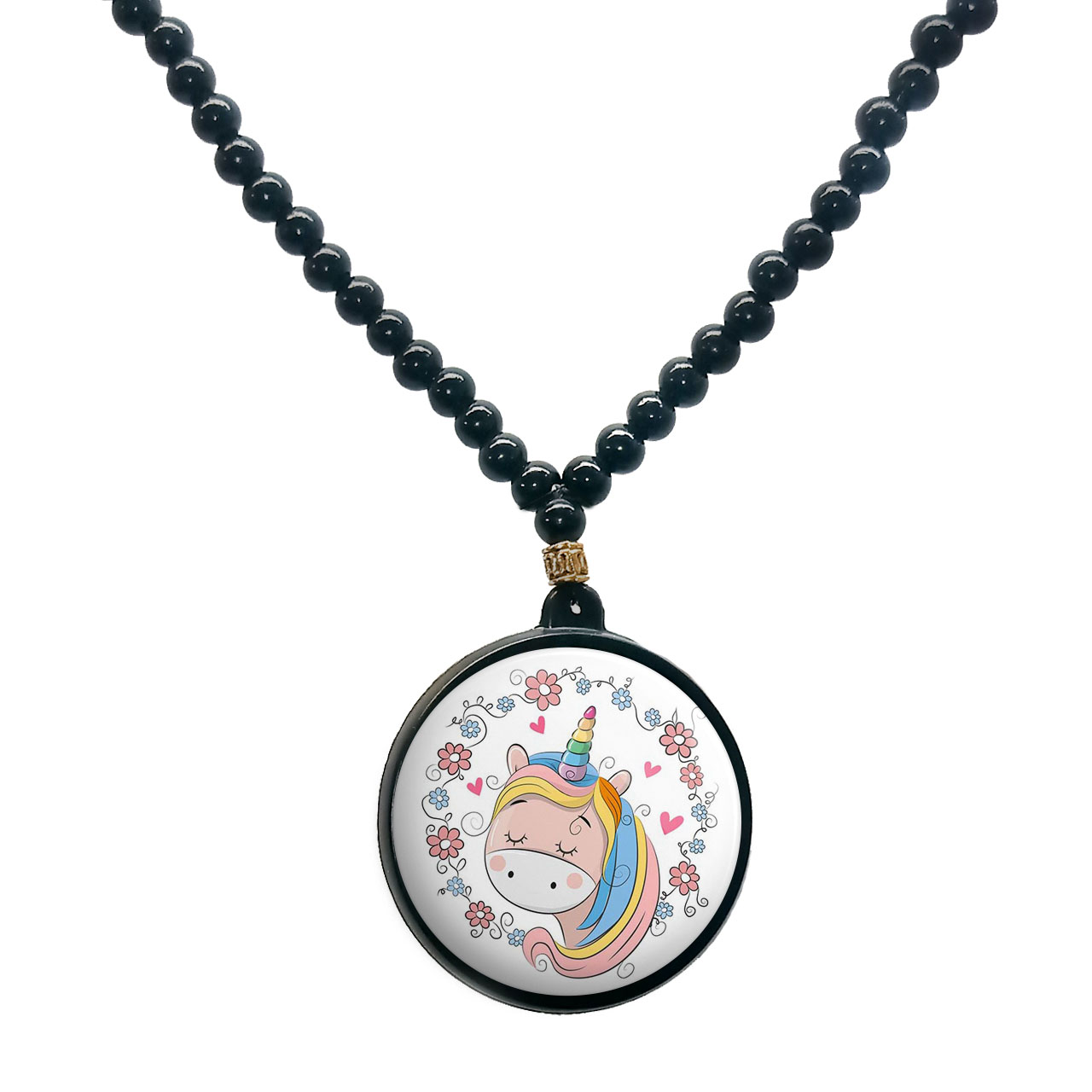 گردنبند پرمانه طرح بامزه و ناز کد pmd.576 مدل دو طرفه