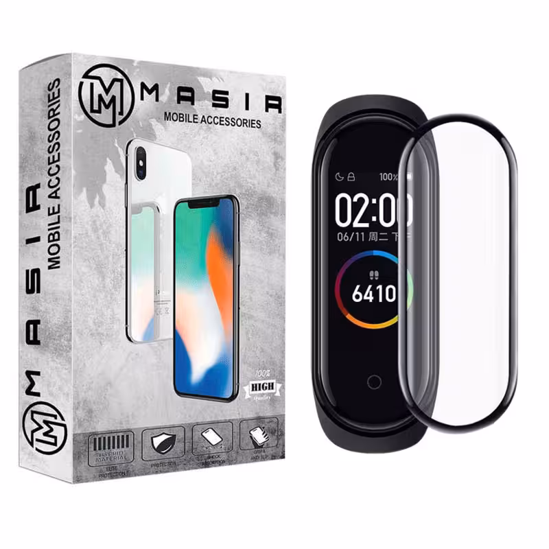محافظ صفحه نمایش نانو مسیر مدل WTCH-M مناسب برای ساعت هوشمند شیائومی Mi Band 4