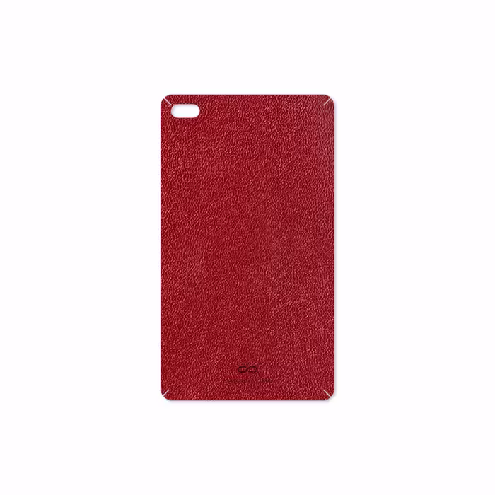 برچسب پوششی ماهوت مدل Red-Leather مناسب برای تبلت لنوو E7