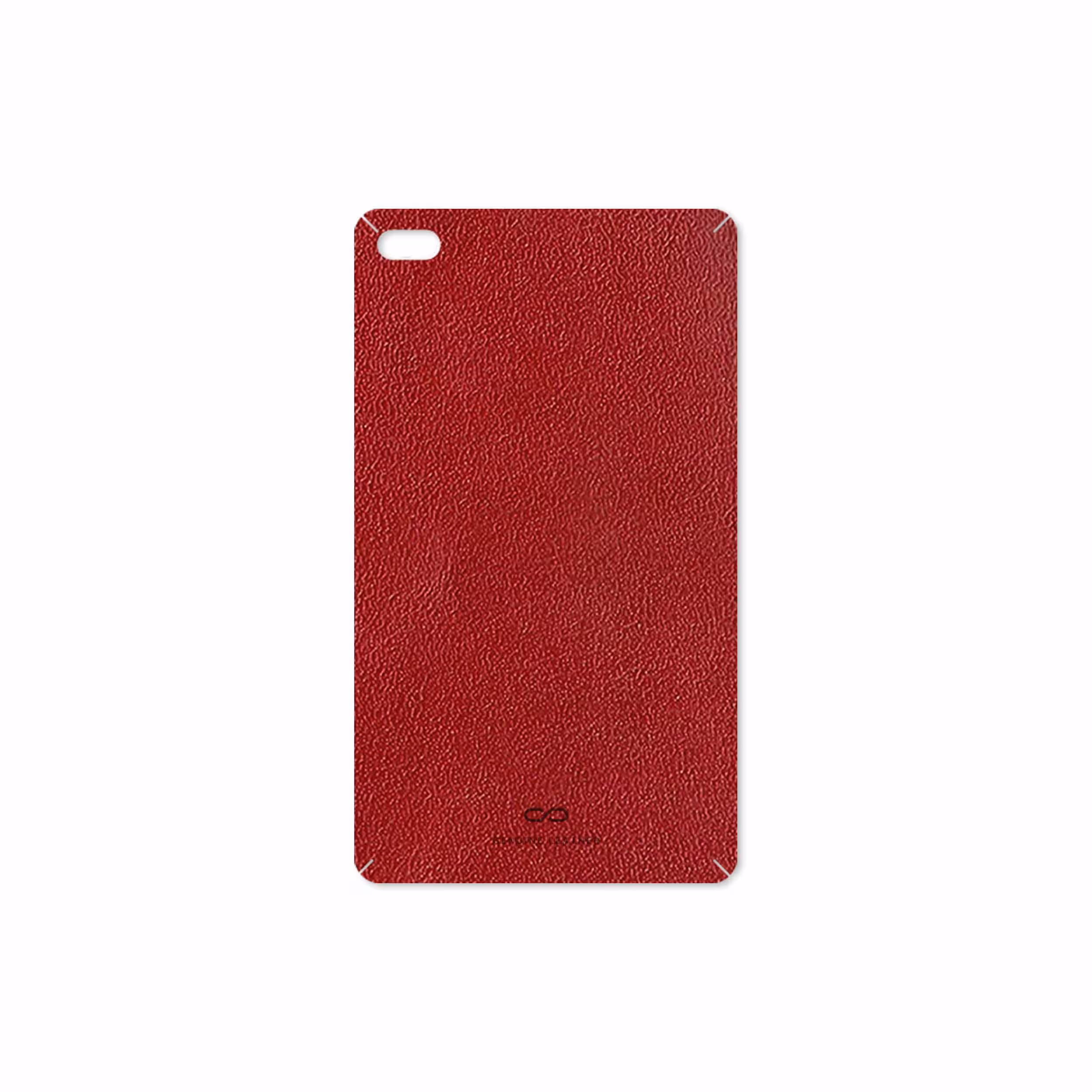 برچسب پوششی ماهوت مدل Red-Leather مناسب برای تبلت لنوو E7