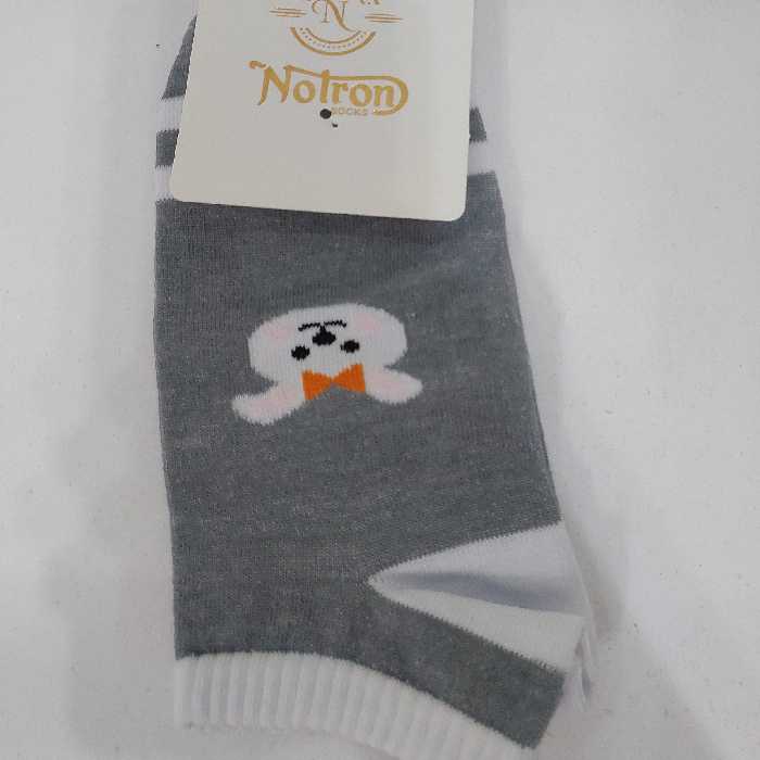 جوراب مچی اسپورت مدل خرگوشی یک عدد رنگ طوسی مناسب فصل تابستان نرم و بادوام 