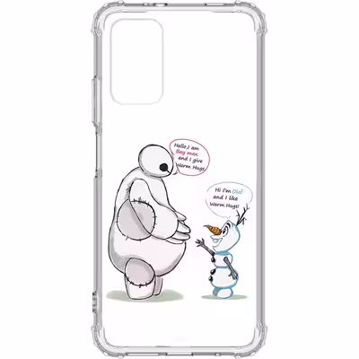 کاور طرح Olaf and Baymax مناسب برای گوشی موبایل شیائومی Redmi 9T