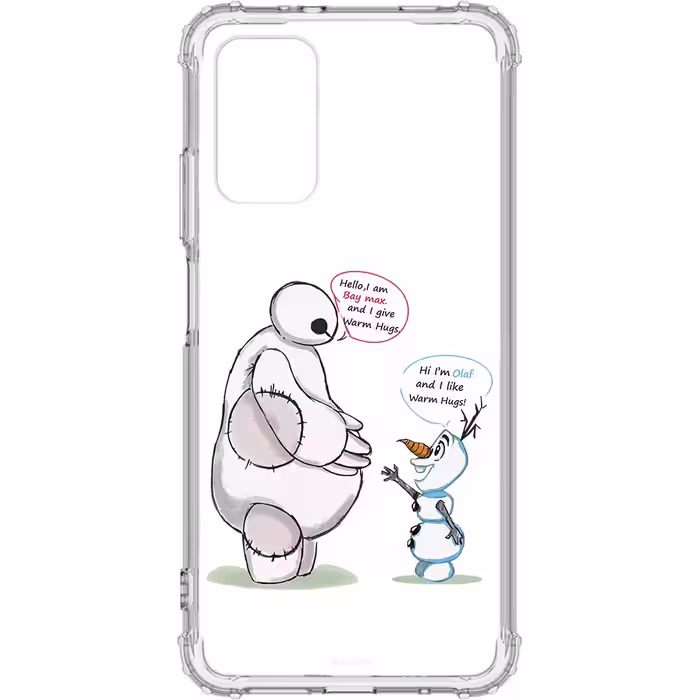 کاور طرح Olaf and Baymax مناسب برای گوشی موبایل شیائومی Redmi 9T
