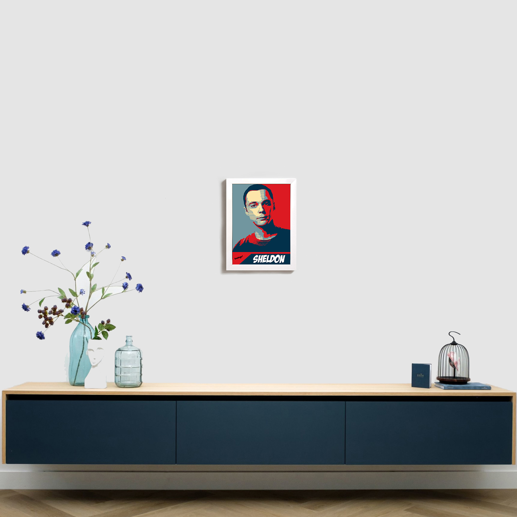 تابلو مدل big bang theory sheldon