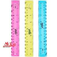 خط کش 20 سانتی Dual ruler yocoo no 6208 سبز رنگ ژله ای - فروشگاه کتاب اشراق