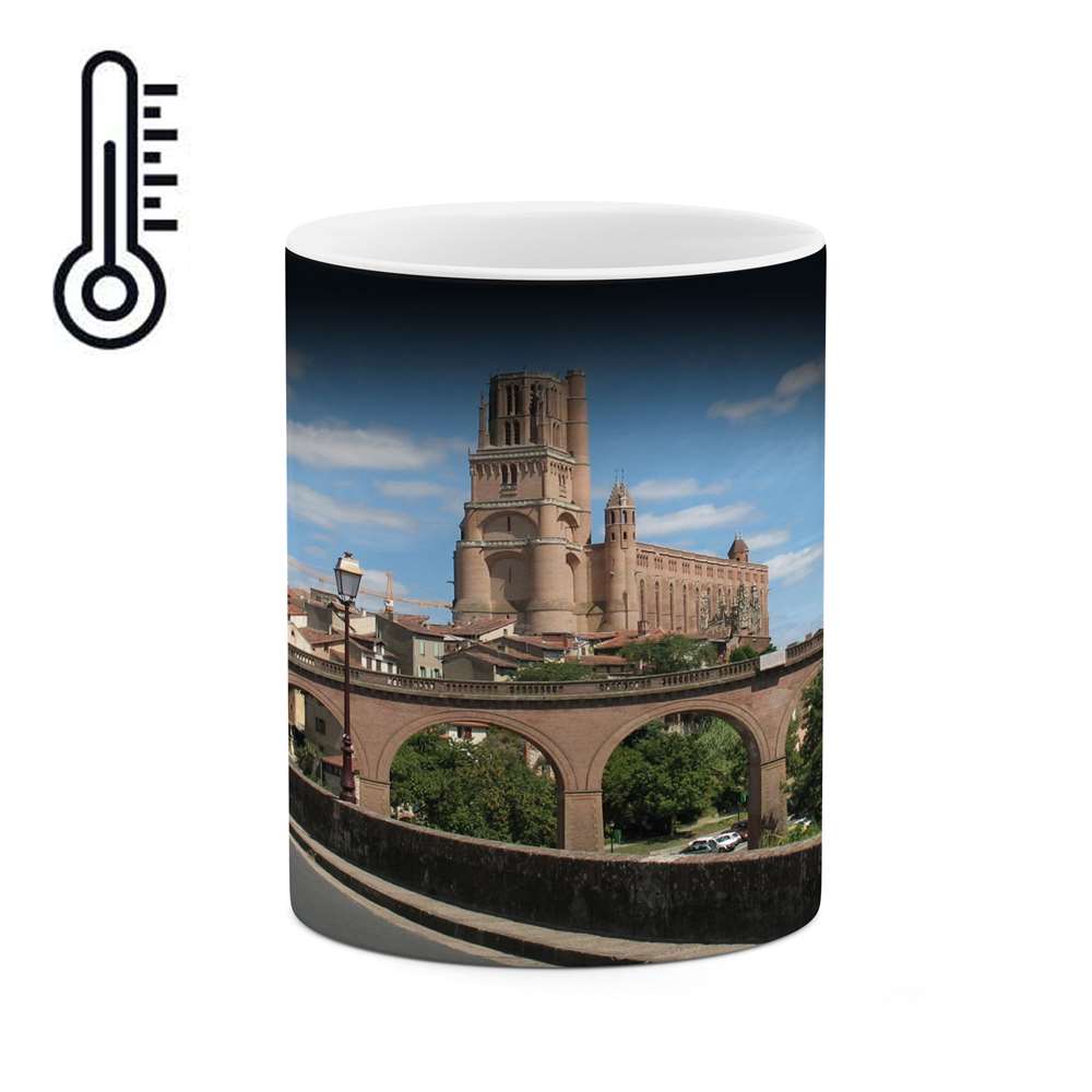 ماگ حرارتی کاکتی طرح شهر مدل mgh13458