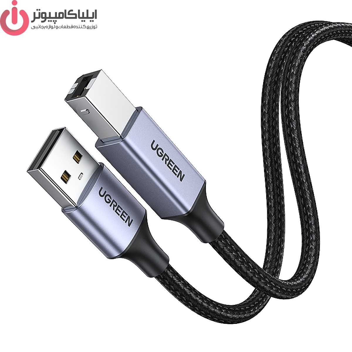 کابل پرینتر USB20 یوگرین مدل UGREEN US369-80804 طول 3 متر