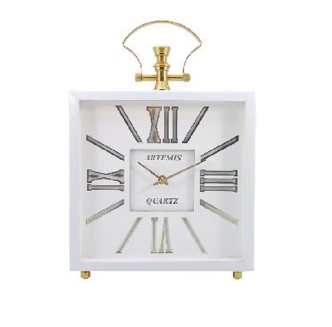 ساعت رومیزی آرتمیس کد 2030 Light White Gold سفید طلایی روشن