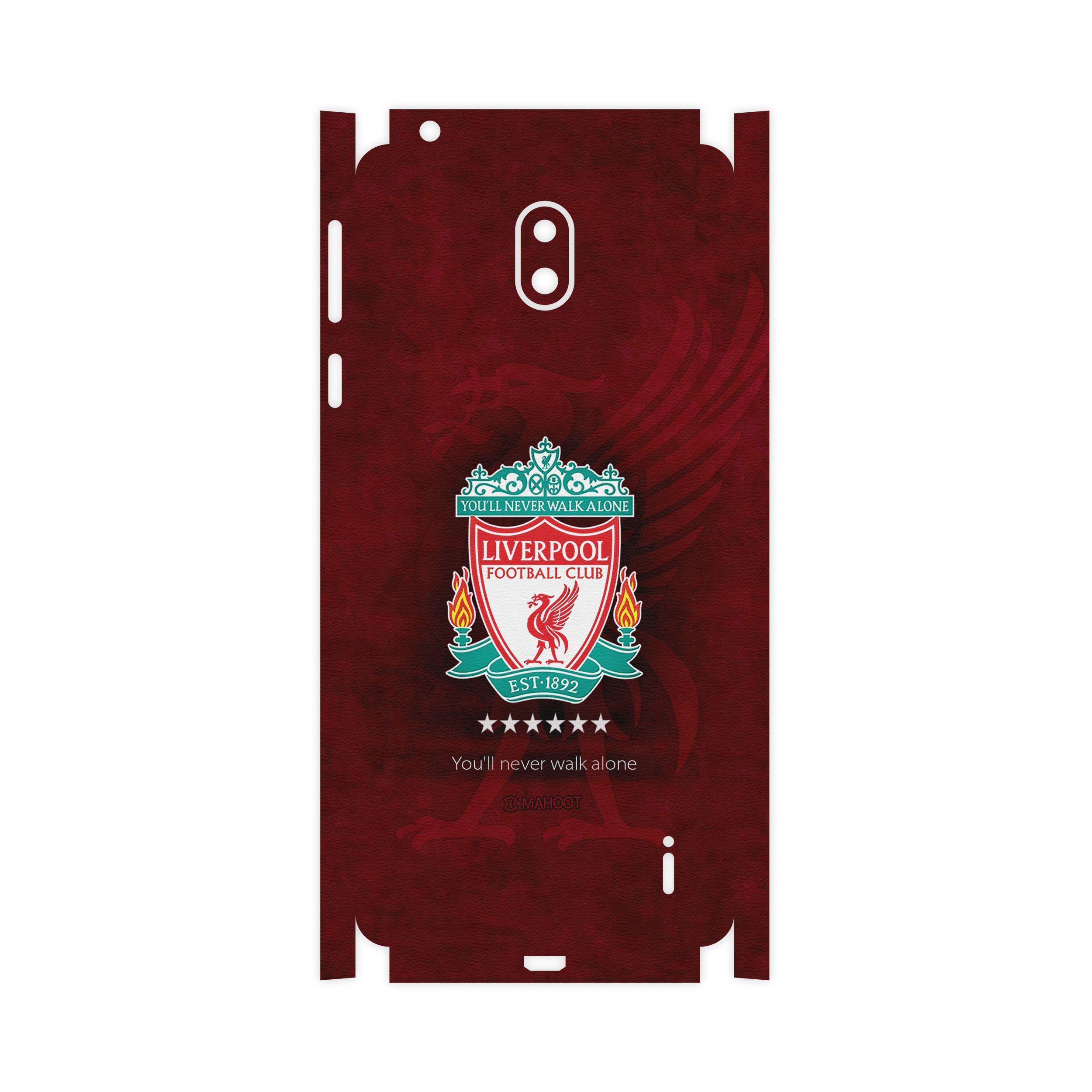 برچسب پوششی ماهوت مدل Liverpool-FC-FullSkin مناسب برای گوشی موبایل نوکیا 1 Plus