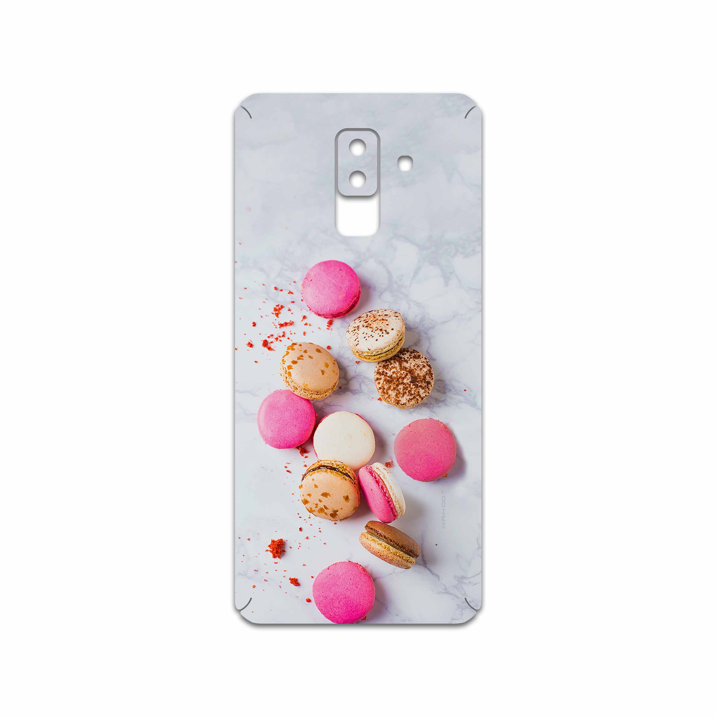 برچسب پوششی ماهوت مدل Macaron cookie مناسب برای گوشی موبایل سامسونگ Galaxy A6 Plus 2018