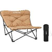 صندلی کمپ نود کمپینگ اردوگاه تاشو با کمر بلند و بالش قابل حمل راحت KINGCAMP