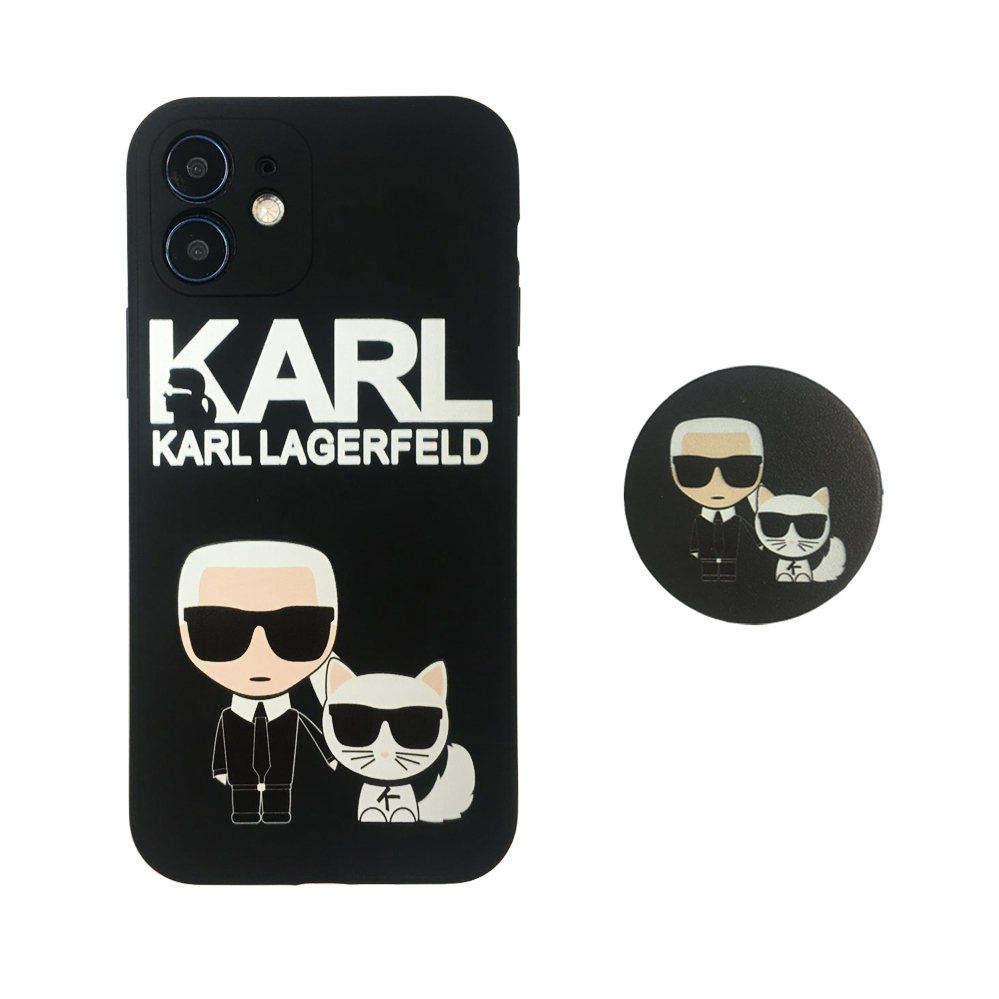 کاور کد Q201 مناسب برای گوشی موبایل اپل iPhone 12 به همراه پاپ سوکت