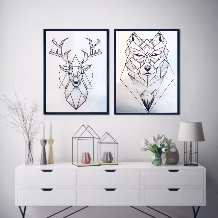 تابلو مدل Wolf مجموعه 2 عددی