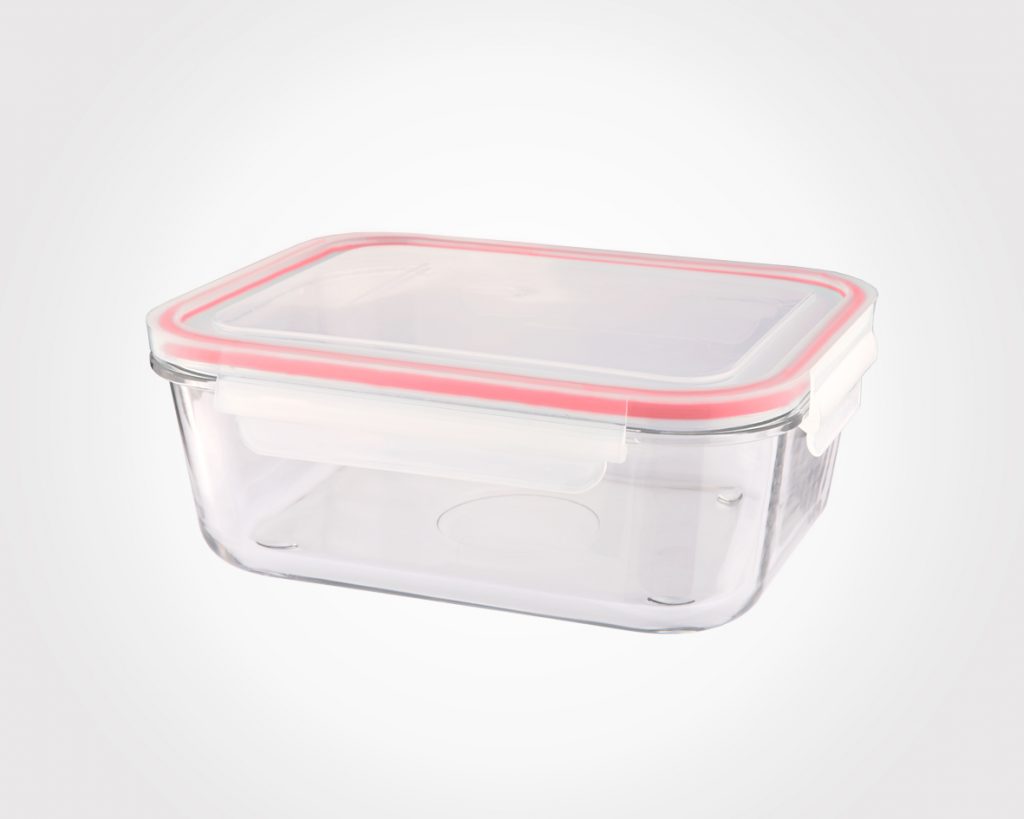 ظرف شیشه ای مستطیل 1.7 لیتر کد محصول : 180035