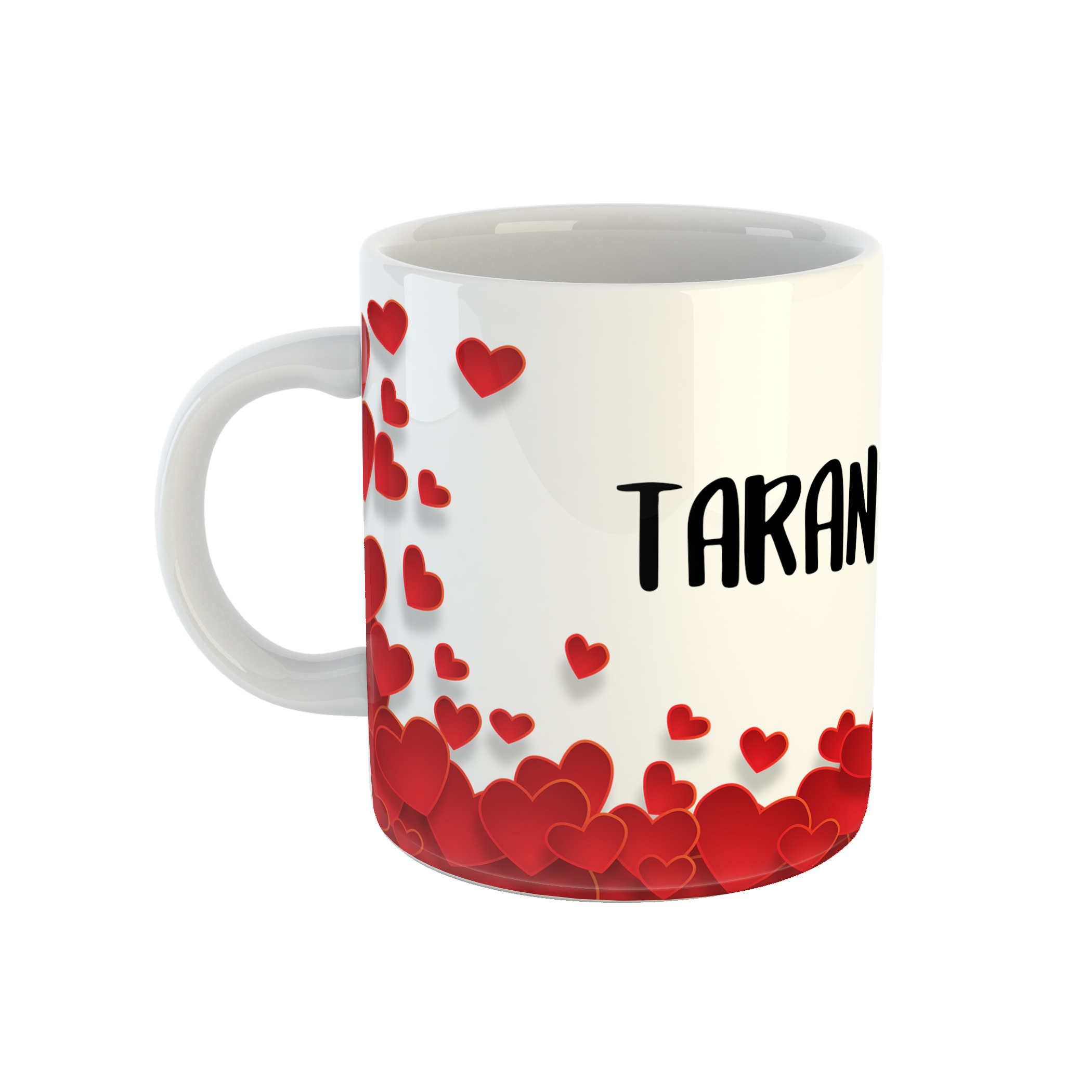 ماگ طرح قلب مدل ترنم