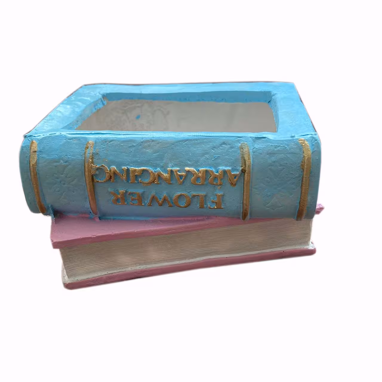 گلدان دکوری مدل کتاب